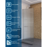 Душевая перегородка BELBAGNO UNO-L-1-TB-90-FL-Cr 900x2000 мм хром