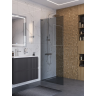 Душевая перегородка BELBAGNO UNO-L-1-TB-90-GR-Cr 900x2000 мм хром