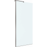 Душевая перегородка BELBAGNO UNO-L-1-TB-90-C-GM 900x2000 мм Оружейная сталь
