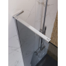 Душевая перегородка BELBAGNO UNO UNO-L-1-TB-80-GR-Cr 80 см, профиль хром, стекло графитовое