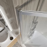 Душевая шторка на ванну BELBAGNO LUCE-VF-11-100/145-C-Cr