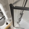Душевая шторка на ванну BELBAGNO LUCE-VF-11-100/145-C-NERO