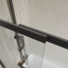 Душевая шторка на ванну BELBAGNO LUCE-VF-11-90/145-C-NERO