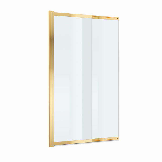 Душевая шторка на ванну BELBAGNO LUCE-VF-11-90/145-C-ORO
