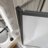 Душевая шторка на ванну BELBAGNO LUCE-VF-11-90/145-P-NERO