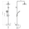 Душевая система 200 мм BELBAGNO NOVA NOV-VSCM-IN