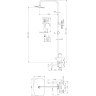 Душевая стойка BELBAGNO ACQUA