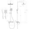 Душевая стойка BELBAGNO ARDENTE-VSCM-CRM
