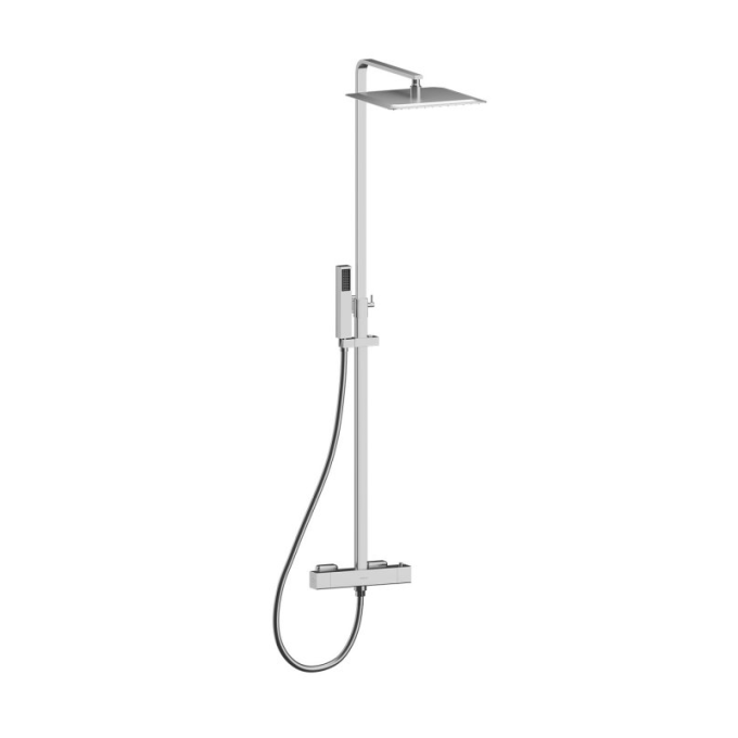 Душевая стойка BELBAGNO KRAFT-DOCM-T-IN сатин