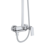 Душевая стойка со смесителем и изливом BELBAGNO MARINO-VSCM-CRM
