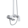 Душевая стойка со смесителем и изливом BELBAGNO MARINO-VSCM-CRM