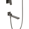 Душевой комплект BELBAGNO DUE DUE-VDSET-GM 310x210 мм, со смесителем