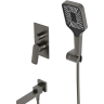 Душевой комплект BELBAGNO DUE DUE-VDSET-GM 310x210 мм, со смесителем