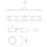 Душевой лоток BELBAGNO LUCE 70 см, BB-LD-LUCE-70-CR