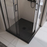Душевой поддон из искусственного мрамора BELBAGNO TRAY-MR-UNO-A-90-35-NERO-NO