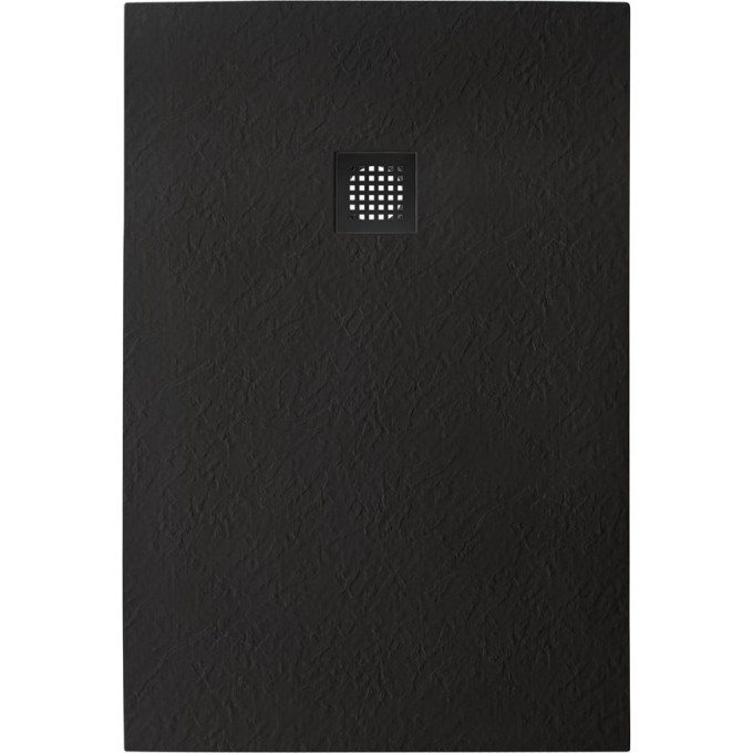 Душевой поддон из искусственного мрамора BELBAGNO TRAY-MR-UNO-AH-120/80-35-NERO-NO