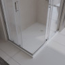 Душевой поддон из искусственного мрамора BELBAGNO TRAY-MR-UNO-AH-120/80-35-W-BO