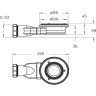 Душевой поддон из искусственного мрамора BELBAGNO TRAY-MR-UNO-AH-160/90-35-W-NO