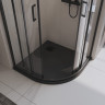 Душевой поддон из искусственного мрамора BELBAGNO TRAY-MR-UNO-R-90-550-35-NERO-NO