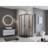 Душевой поддон из искусственного мрамора BELBAGNO TRAY-MR-UNO-R-90-550-35-NERO-NO