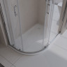 Душевой поддон из искусственного мрамора BELBAGNO TRAY-MR-UNO-RH-120/80-550-35-W-R-BO