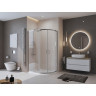 Душевой поддон из литьевого мрамора 120x80 см BELBAGNO TRAY-MR-UNO-RH-120/80-550-35-W-L-CR