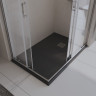 Душевой поддон из литьевого мрамора 120x90 см BELBAGNO TRAY-MR-UNO-AH-120/90-35-NERO-CR
