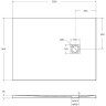 Душевой поддон из литьевого мрамора 120x90 см BELBAGNO TRAY-MR-UNO-AH-120/90-35-W-CR
