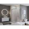 Душевой поддон из литьевого мрамора 80x80 см BELBAGNO TRAY-MR-UNO-R-80-550-35-W-CR