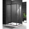 Душевой уголок 100x100 см BELBAGNO UNO-195-A-2-100-C-NERO