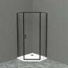 Душевой уголок 100x100 см BELBAGNO UNO-195-P-1-100-C-NERO