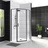 Душевой уголок 100x100 см BELBAGNO UNO-195-P-1-100-C-NERO