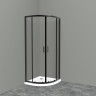Душевой уголок 100x100 см BELBAGNO UNO-195-R-2-100-C-NERO