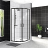 Душевой уголок 100x100 см BELBAGNO UNO-195-R-2-100-C-NERO