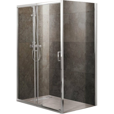 Душевой уголок 110-125x90 см BELBAGNO UNIQUE-AH-1-110/125-90-C-Cr