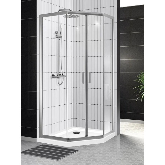 Душевой уголок 120x90 см BELBAGNO UNO UNO-195-PH-2-120/90-C-Cr