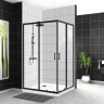 Душевой уголок 90x90 см BELBAGNO UNO-195-A-2-90-C-NERO