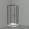Душевой уголок 90x90 см BELBAGNO UNO-195-A-2-90-C-NERO