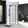 Душевой уголок 90x90 см BELBAGNO UNO-195-P-1-90-C-NERO