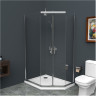 Душевой уголок 99,5x79,5 см BELBAGNO UNO UNO-195-RH-2-100/80-C-Cr