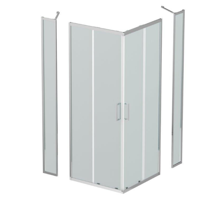 Душевой уголок BELBAGNO LUCE-A-22-80+20-C-Cr