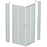 Душевой уголок BELBAGNO LUCE-A-22-80+25-C-Cr