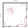Душевой уголок BELBAGNO LUCE-A-22-90+20-C-Cr