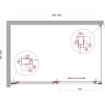 Душевой уголок BELBAGNO LUCE-AH-1-150/100-C-Cr