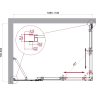 Душевой уголок BELBAGNO LUCE-AH-21-110/80-C-Cr