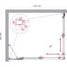 Душевой уголок BELBAGNO LUCE-AH-21-120/100-C-Cr