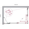 Душевой уголок BELBAGNO LUCE-AH-21-120/80-P-Cr