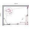 Душевой уголок BELBAGNO LUCE-AH-21-120/90-C-Cr