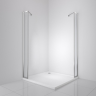 Душевой уголок BELBAGNO LUCE-AH-22-105/100-C-Cr
