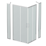 Душевой уголок BELBAGNO LUCE-AH-22-105/100-C-Cr
